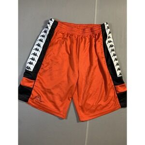 Kappa Red Logo Tape Athletic Shorts Men's Large Elastic Waist